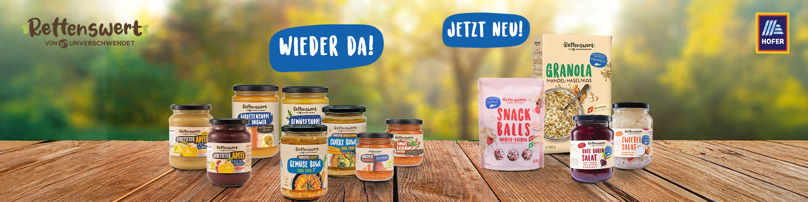 RETTENSWERT-Highlights: Neue Produkte und Köstliches für die Feiertage
